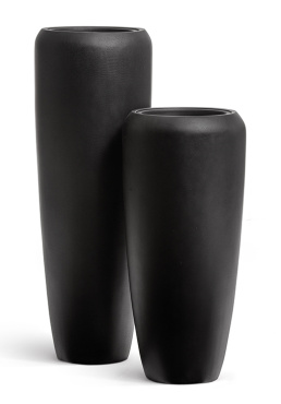 Кашпо TREEZ Effectory - Black Stone - Высокий конус Design - Антрацит