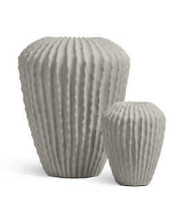 Кашпо TREEZ Effectory - Moho - Высокая Design-ваза - Белый песок