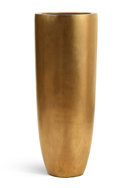 Кашпо TREEZ Effectory - Metal - Высокий конус Giant - Сусальное золото