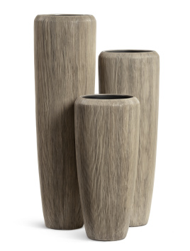 Кашпо TREEZ Effectory - Wow - Высокий конус Design - Капучино