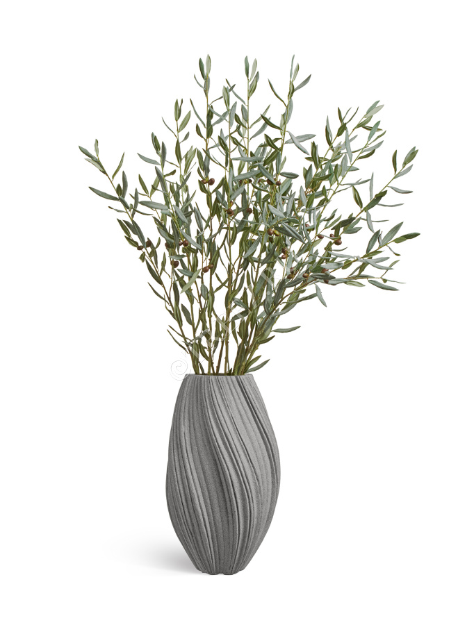Ветвь оливы большая интерьерная с плодами (серия Prime) фото