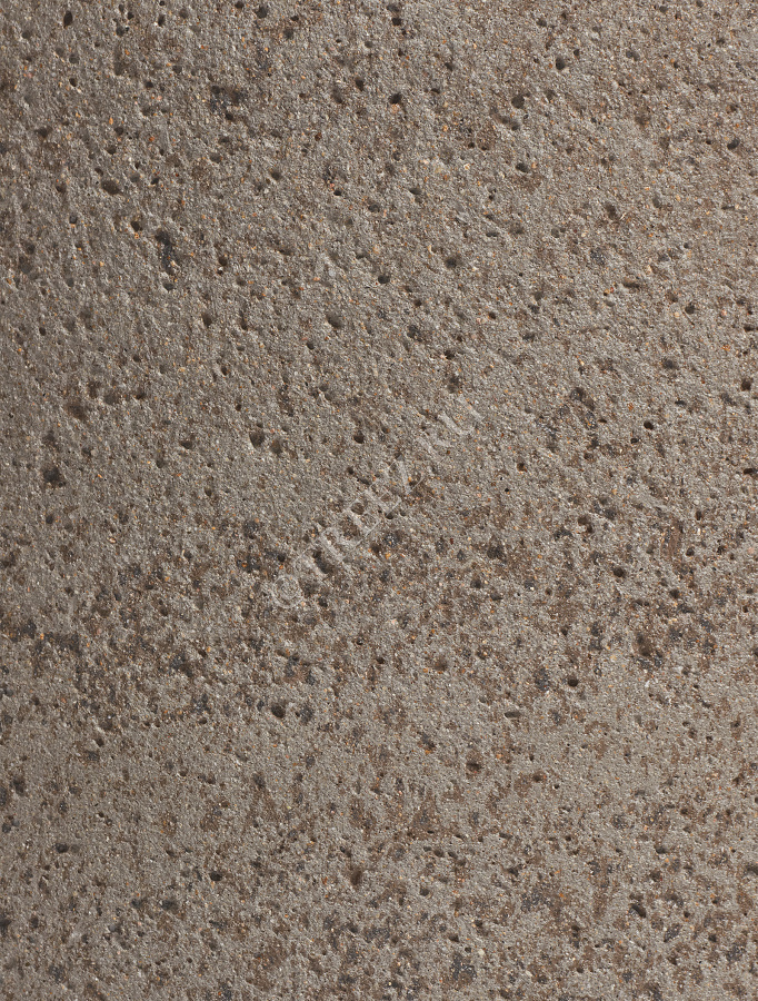 Кашпо TREEZ ERGO - Hard Rock - Цилиндрическая Чаша - Песок серый беж фото