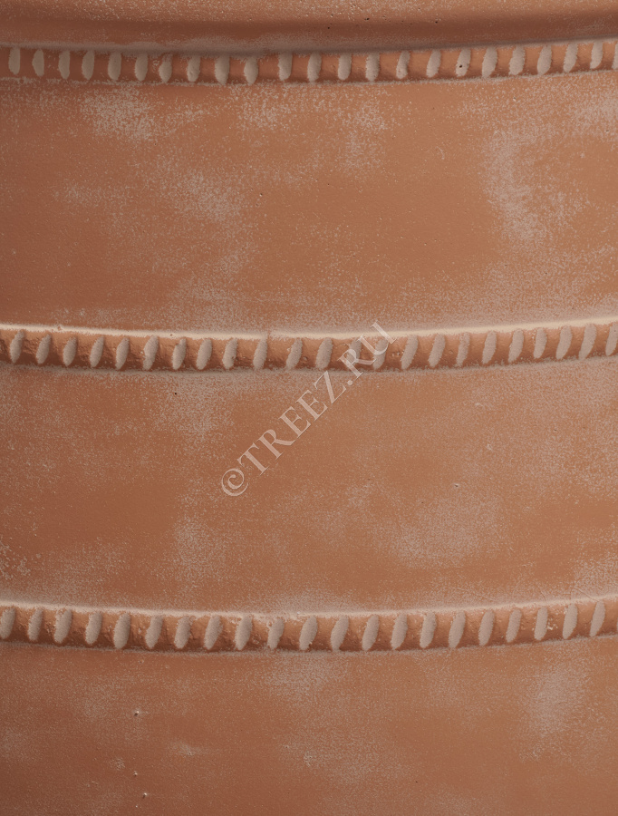 Кашпо TREEZ ERGO - Italica - Высокая чаша - Терракот  фото