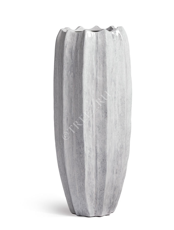Кашпо TREEZ Effectory - Aura - Высокая Кашпо-ваза - Жемчужный лак фото