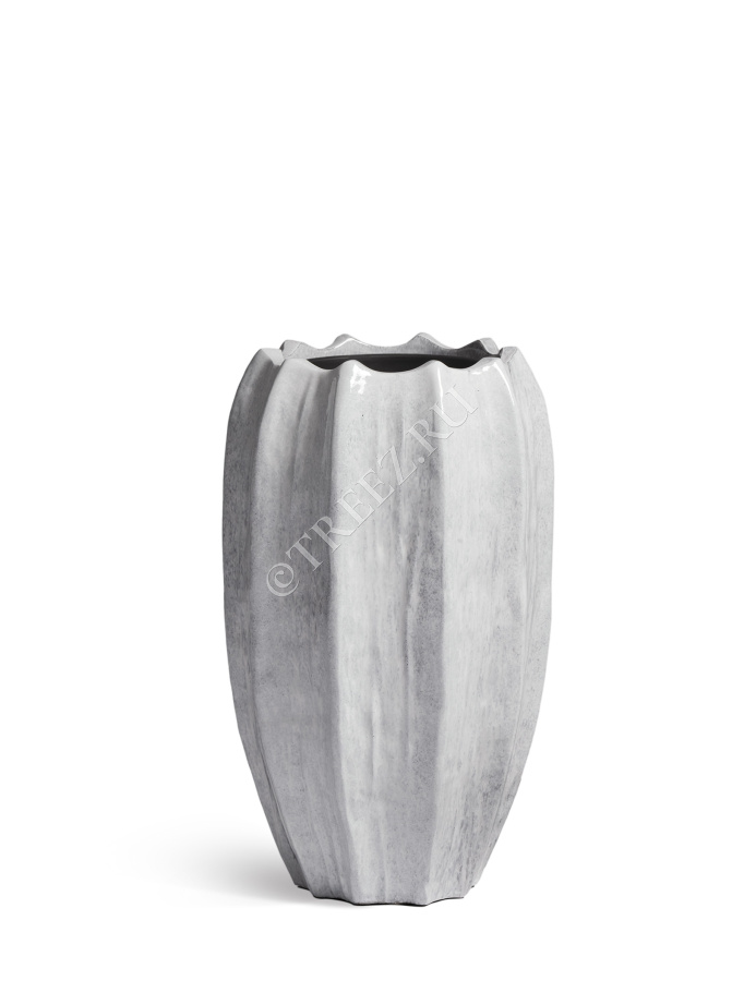 Кашпо TREEZ Effectory - Aura - Высокая Кашпо-ваза - Жемчужный лак фото