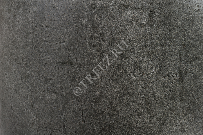 Кашпо TREEZ Effectory - Stone - Округлый конус - Тёмно-серый камень фото