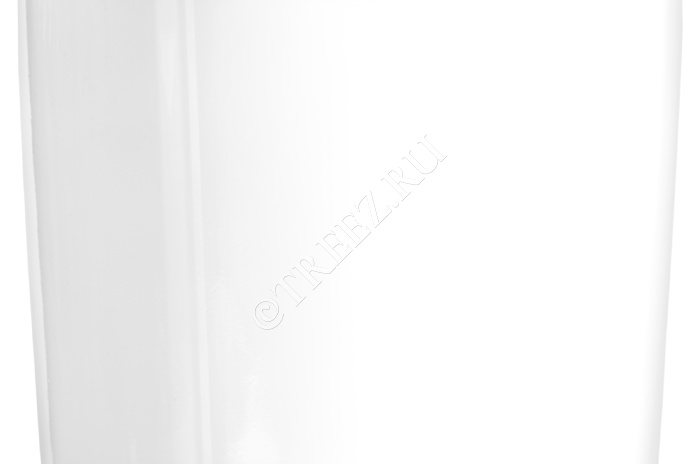 Кашпо TREEZ Effectory - Gloss - Цилиндр высокий- Белый глянцевый лак фото