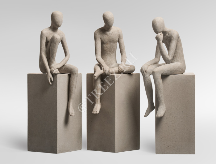 Скульптура TREEZ Effectory - Philosopher's Stone - Спокойствие - Белый песок фото