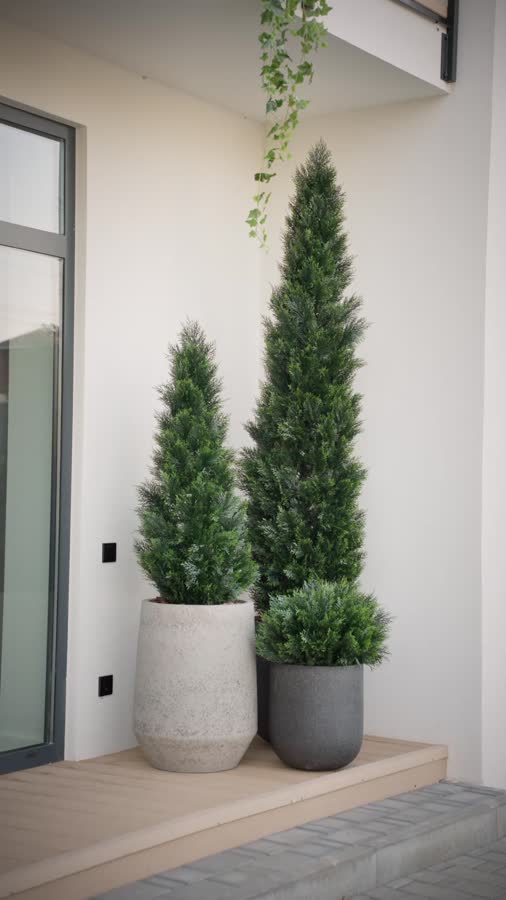 Туя Брабант пушистая уличная фото