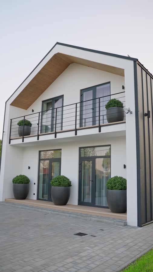 Кашпо TREEZ Effectory - Beton - Большой округлый конус - Тёмно-серый бетон фото